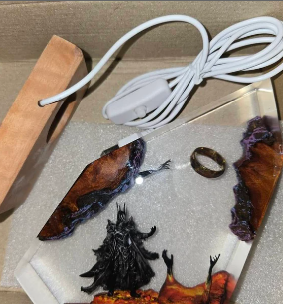 Sauron Lava LOTR Resin Lamp