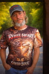 Rebel heart, saved soul-Ezek 36:26-Polyester Tee (AOP)