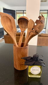 Teak Utensil Set