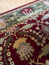 Traditional Handcrafted Area Rug, Classic Oriental Pattern