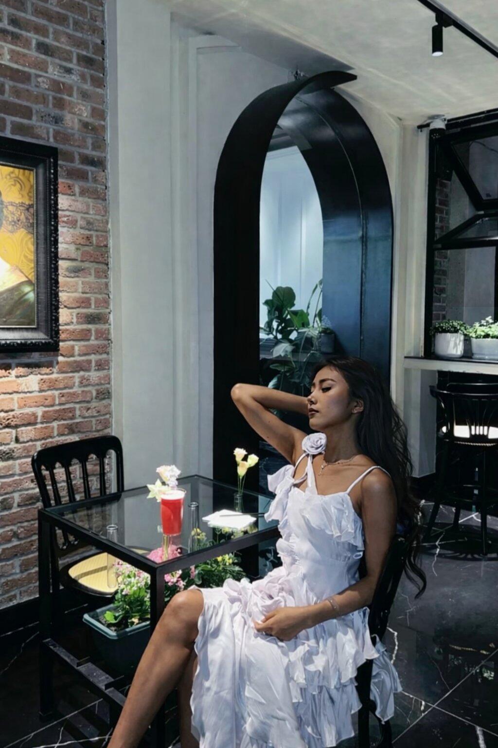 Dreamy Ruffled Irregular Slip Dress