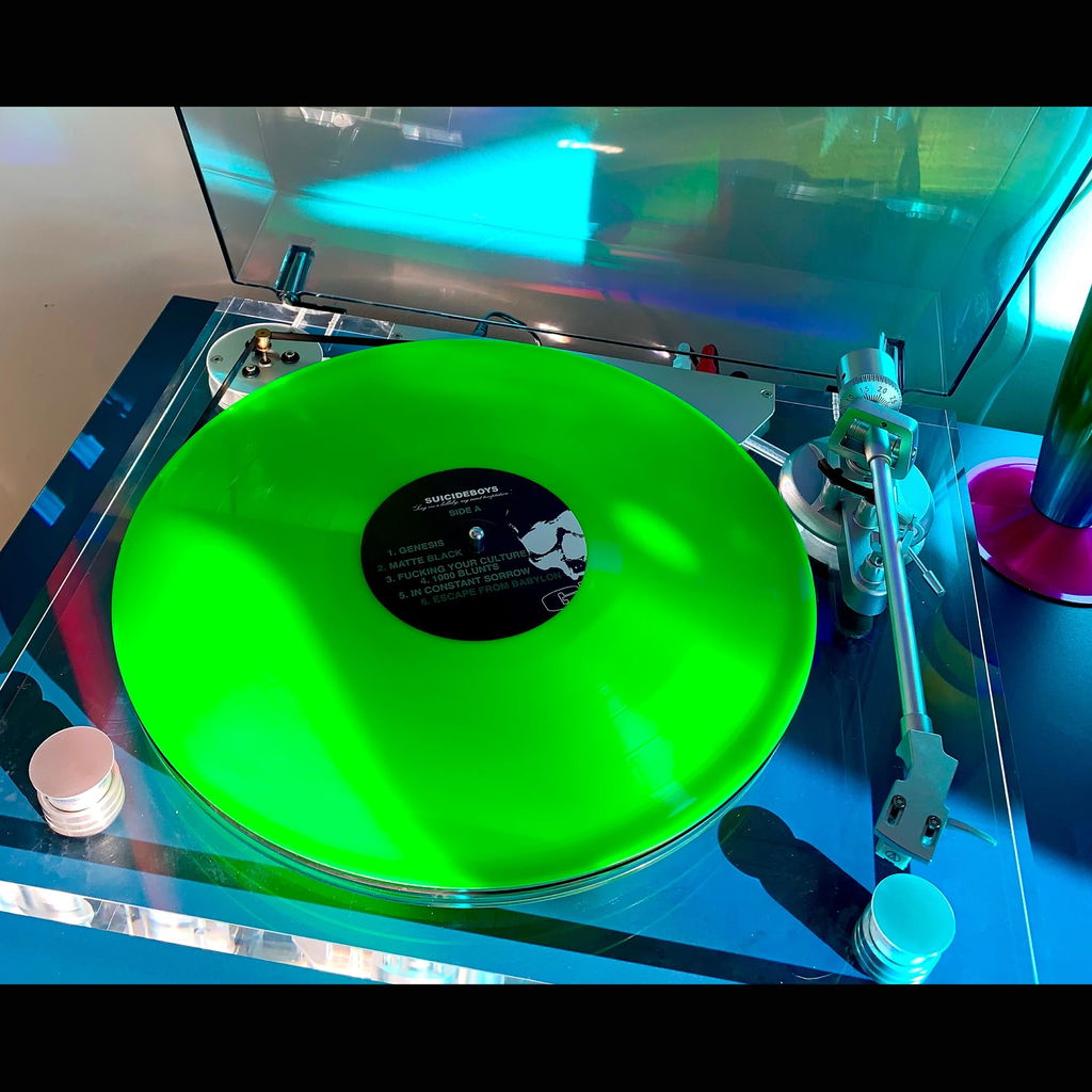 High Fidelity Transparent Vinyl Turntable with Bluetooth Output ICE1-V2