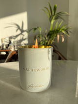 "I Am With You Always" Matthew 28:20 Revelation Candle