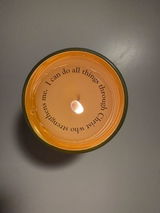 "I Can Do All things" Philippians 4:13 Revelation Candle