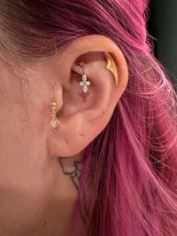 Goth Arch Hidden Helix Earring