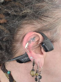 Dripping Silver Helix Earring