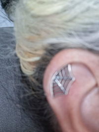 Spider Web Helix Earring