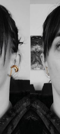 Suspender Earring Minimalist