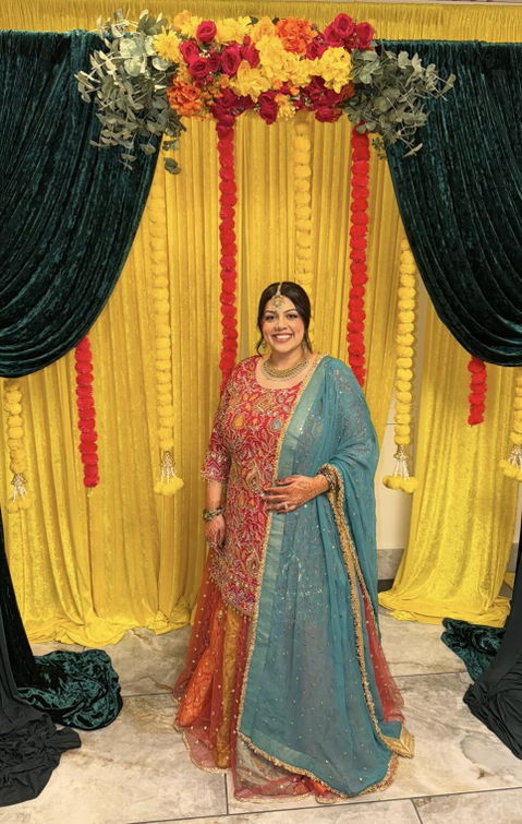 Satrangi Lengha (Long Kameez)