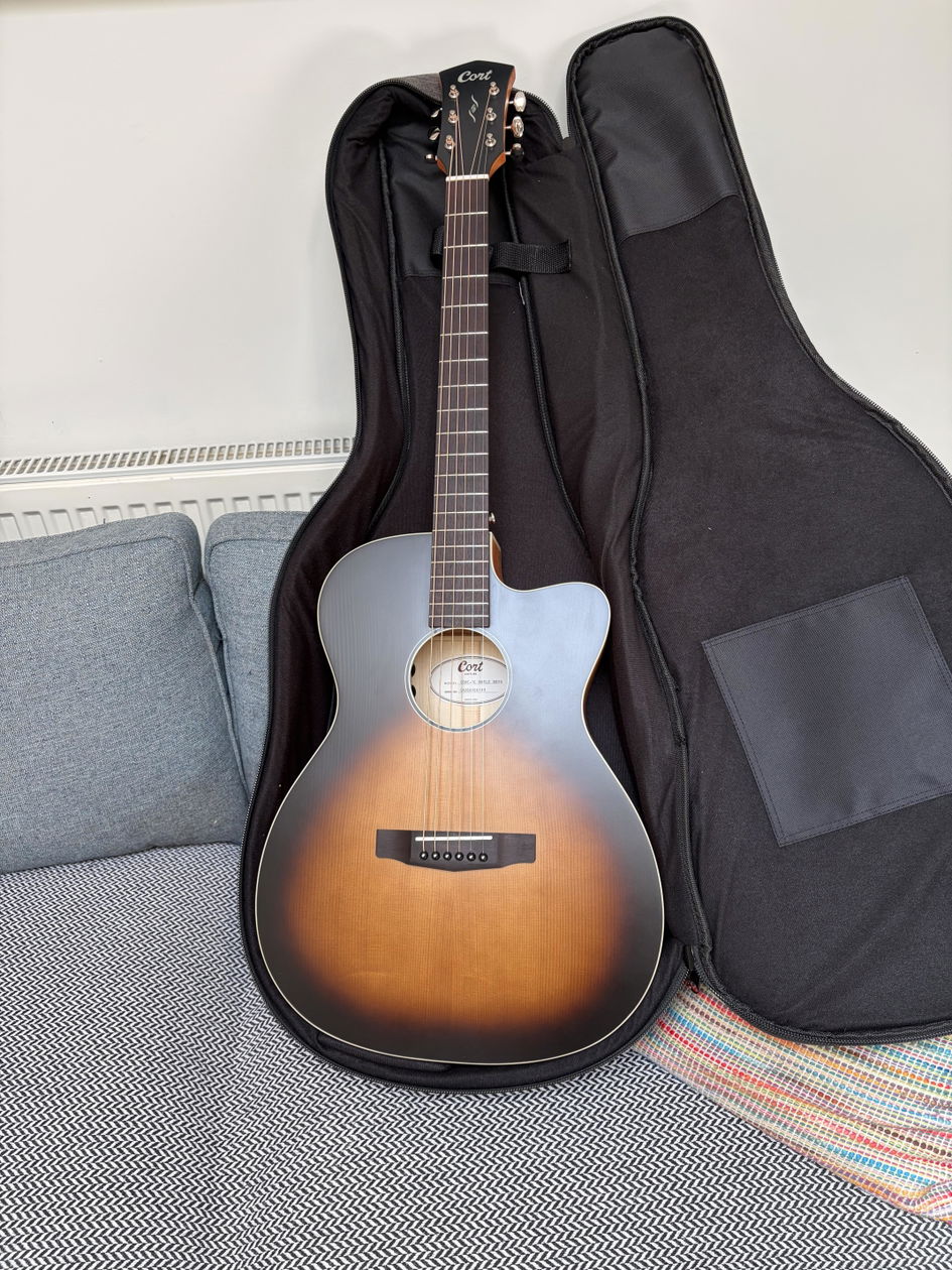 Cort Earth 70 Open Pore Acoustic Guitar | RGuitars