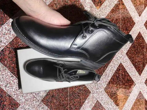 Men Pure Leather Chukka Boots Ankle Shoes