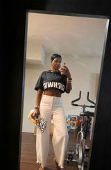 Richwife Cropped T-Shirt