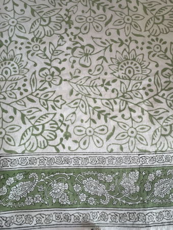 Customer photo of the Green Jal Square & Rectangle Tablecloth