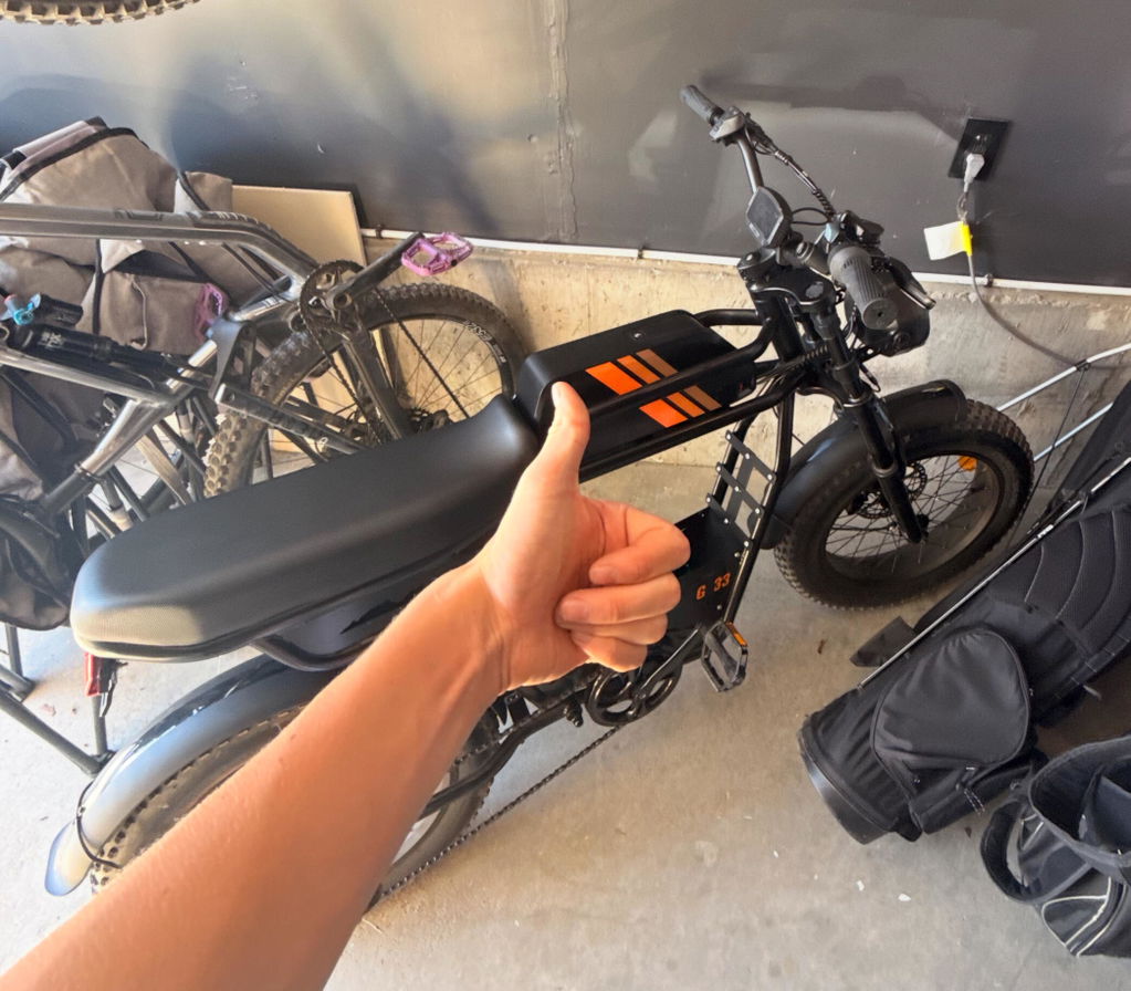 GT33 All-Terrain Cafe Racer Cargo Electric Bike