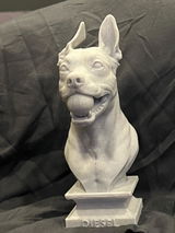 Buyer photo of Custom Pet Bust from Your Photo