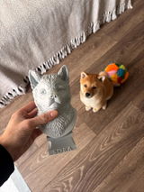 Buyer photo of Custom Pet Bust from Your Photo