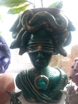 Buyer photo of Blindfolded Medusa Planter