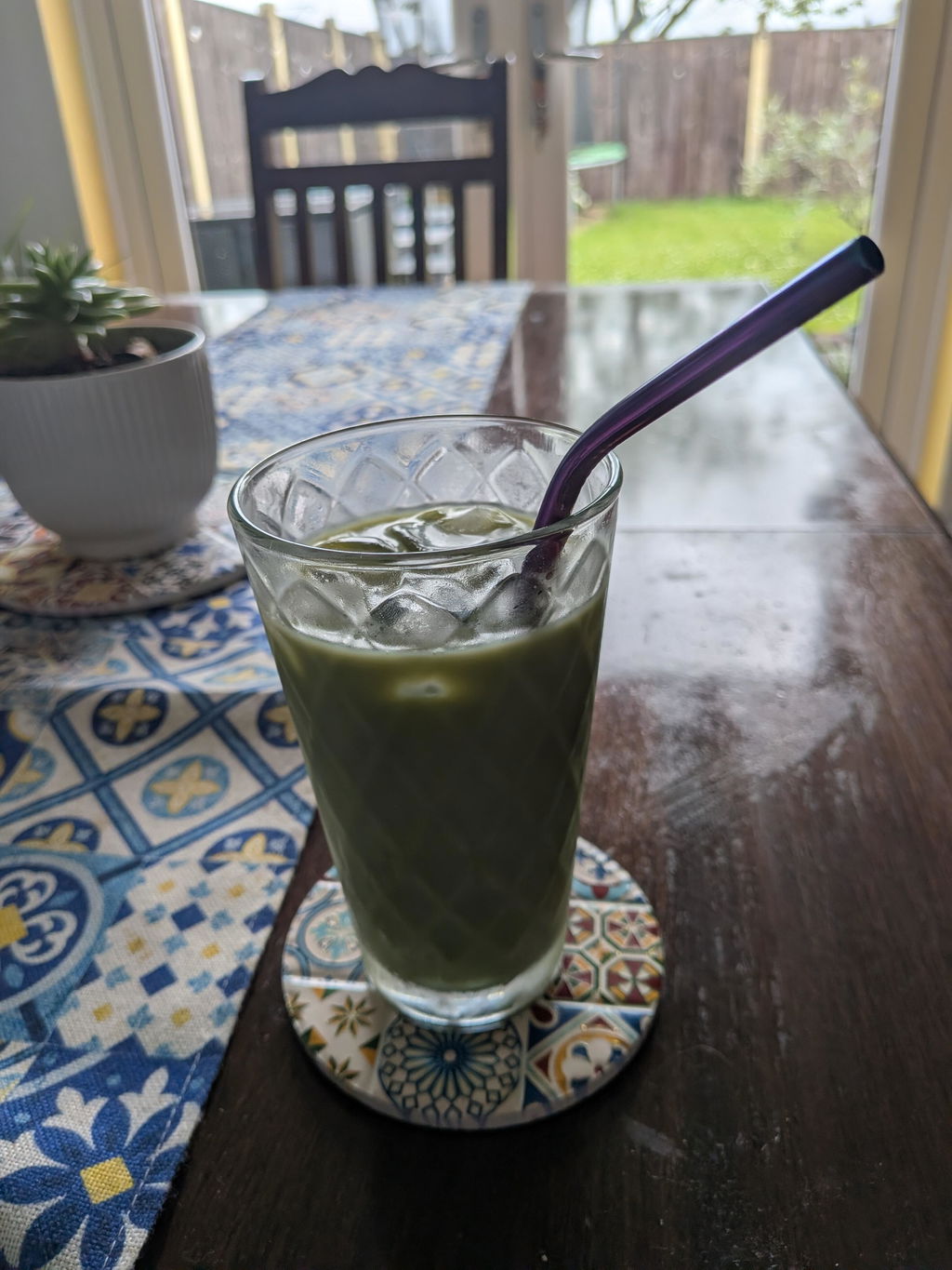 Matcha Flow Functional Latte