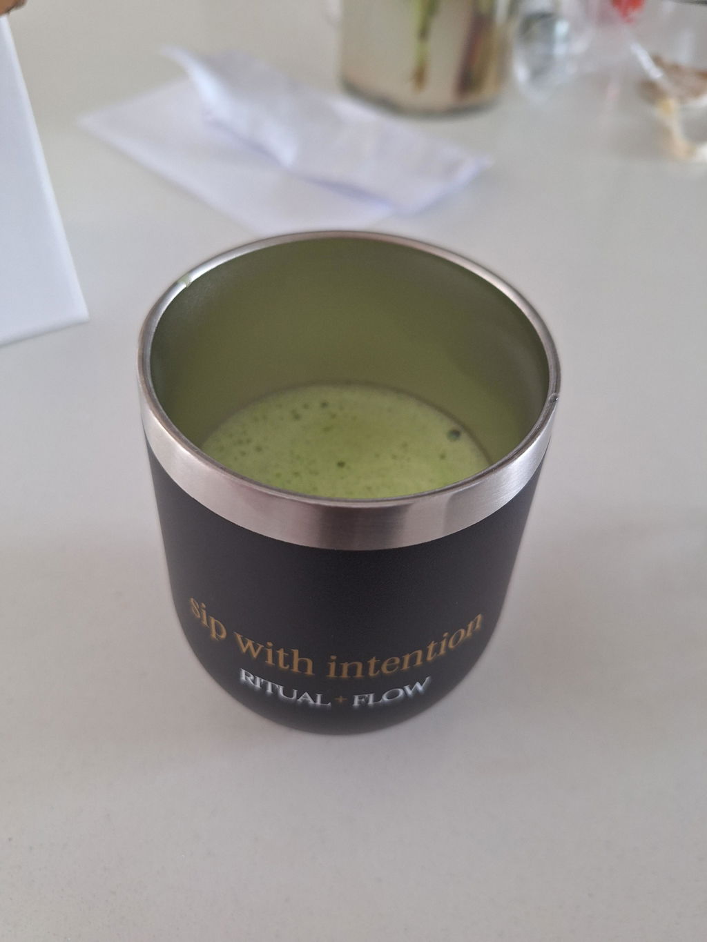 Matcha Flow Functional Latte