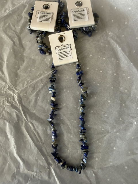 Lapis Lazuli 18" Chip Necklace
