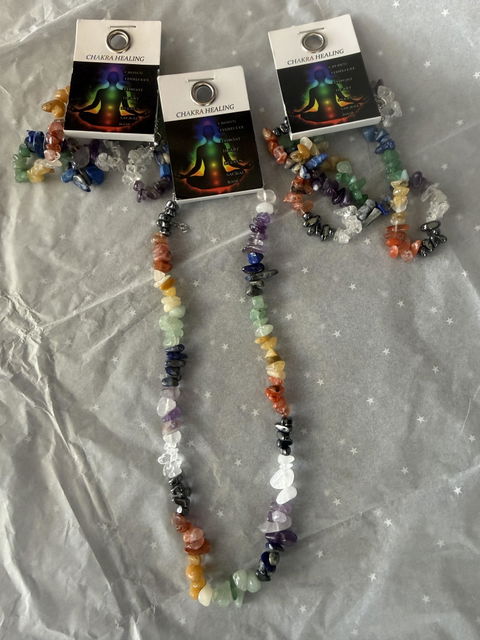 Chakra Healing Crystal Necklace