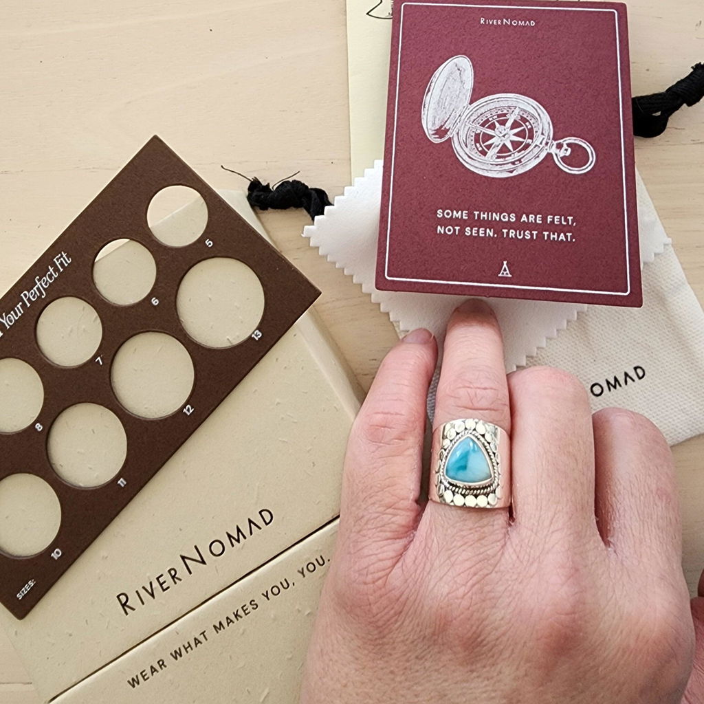 Delta Larimar Ring