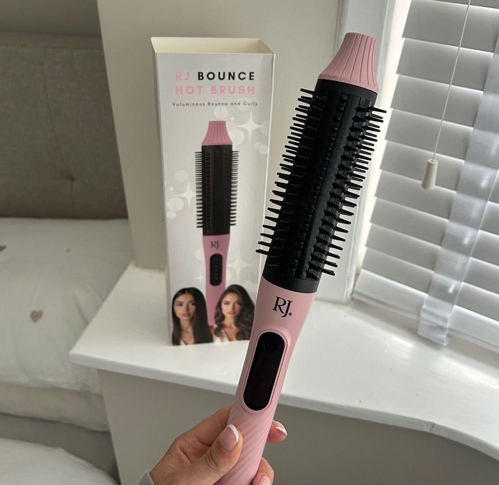 RJ Bounce Hot Brush | Salon-Grade Bouncy, Voluminous Styling, Made Simple