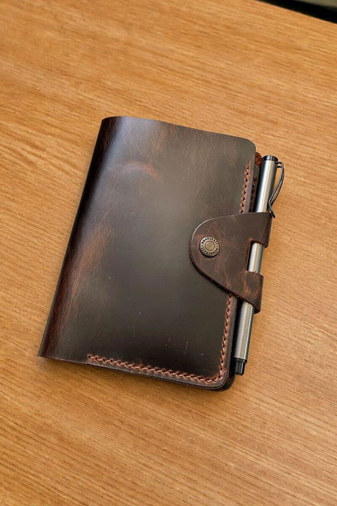 A6 Defter Kılıfı - Deri Organizer