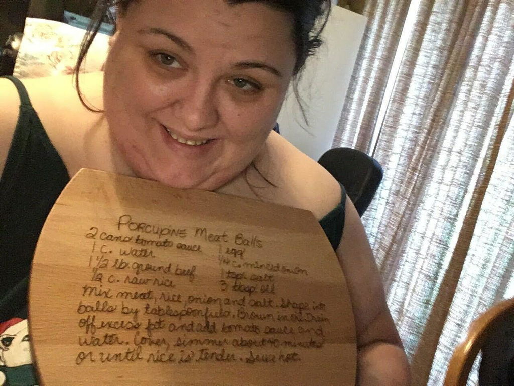 Handwritten Recipe Cutting Board