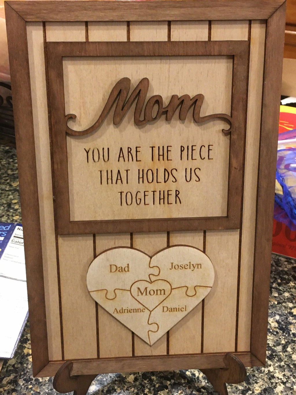 You are the piece that holds us together