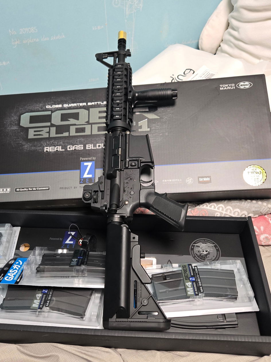 東京マルイ】M4 CQBR BLOCK1 ガスブローバック（最新ロット/2025年12月