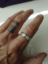 SILVER ROMAN RING