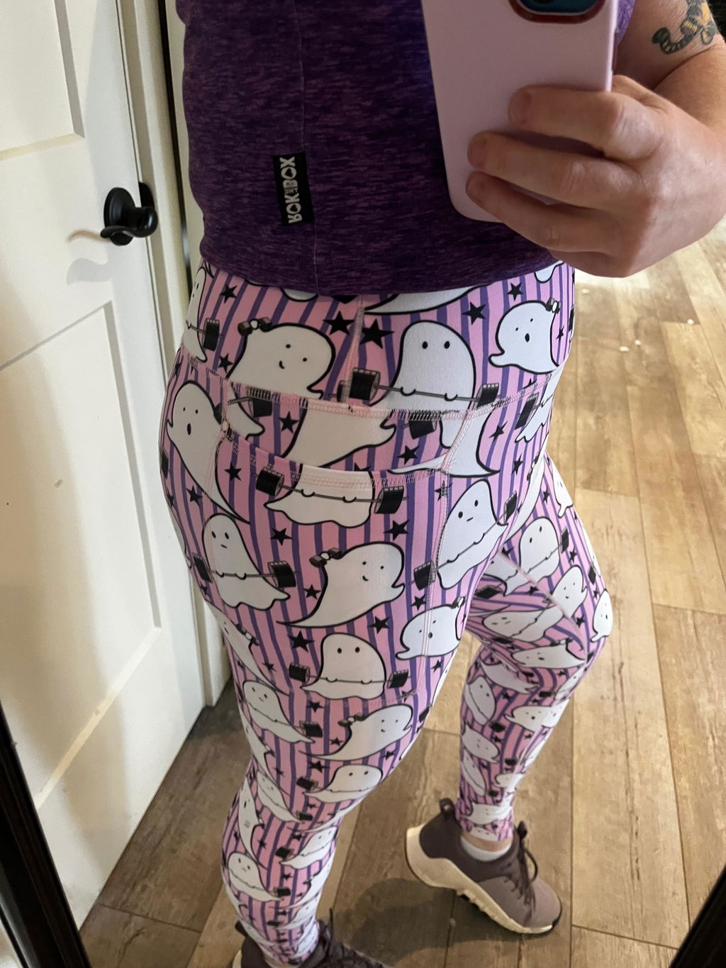 Purple Lifting Spirits ROK Leggings With Pockets