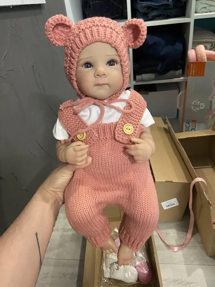 19 pollici Dora occhi azzurri reborn bambina - Bettie