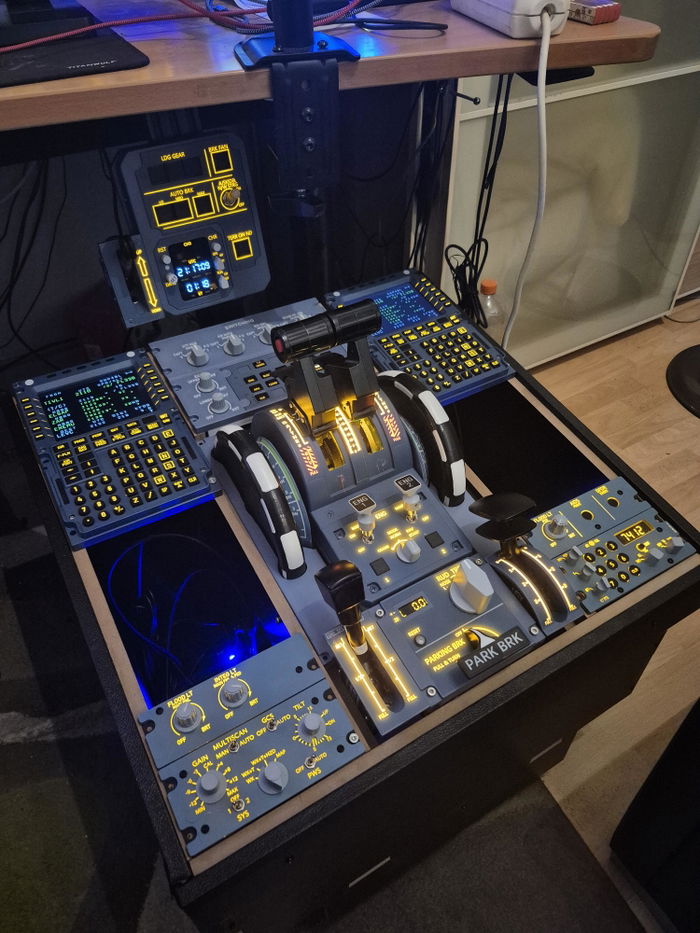 Alex Krumsiek's A110P pedestal build with cockpit panels installed