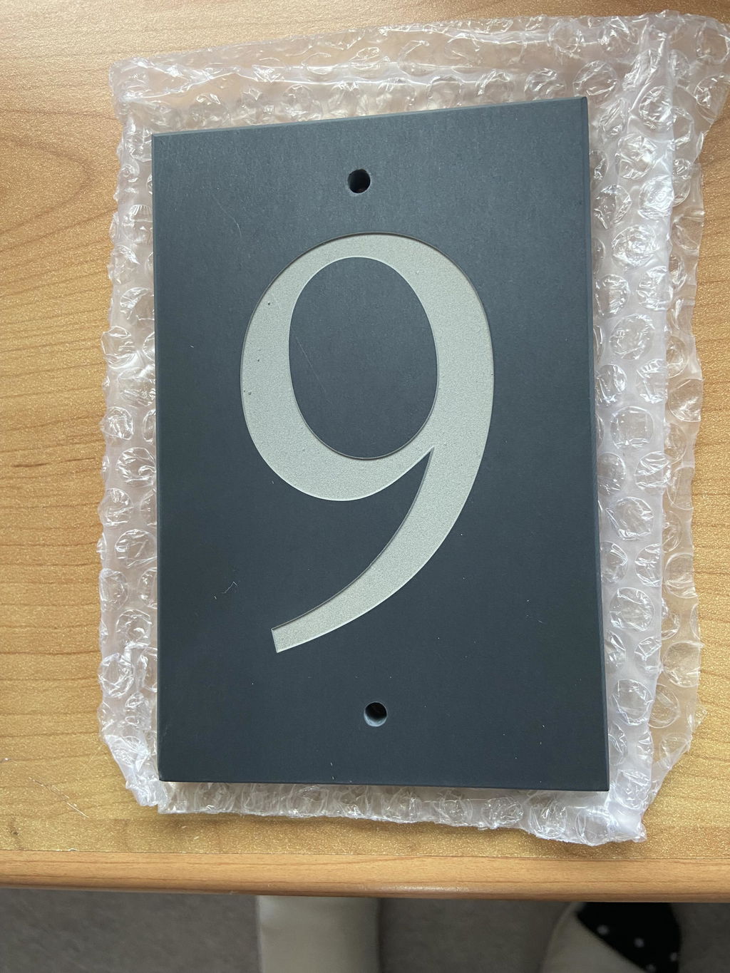 Personalised Engraved Large Slate Plaque/Sign with wall fixings - 15x10cm