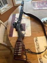 Rifle Sling (Dotted Tooling) with Adjustable Strap