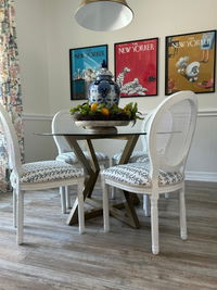 Dining table base - CROSS X