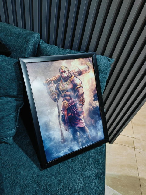 Hanuman: The Brave Guardian of Rama - Deity Art