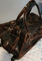 The Legendary Vintage Classic Buffalo Leather Travel Duffle Bag