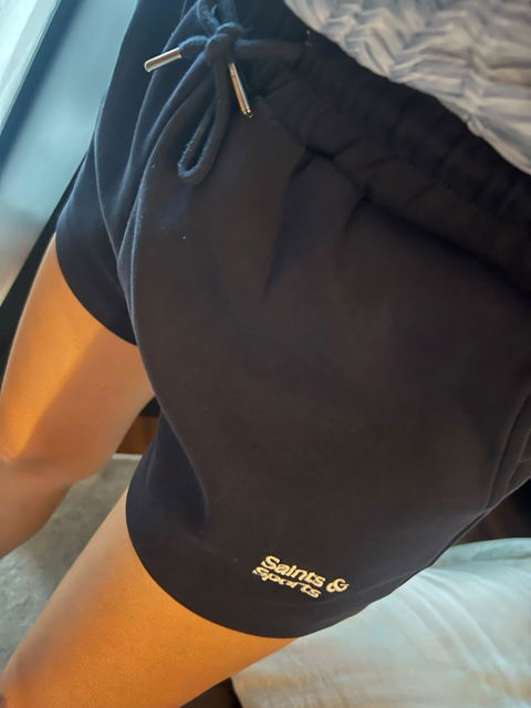 SaintsLuxe™ Arden Weekend Shorts - Navy Blue