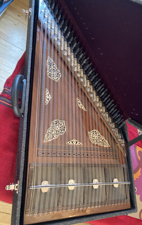 【生産終了・激レア】Habibi Professional Daf ダフ Black Persian Daf by Habibi with Soft Case – Sala Muzik