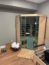 907X Pro Corner 2 Person Ultra-Low EMF Full Spectrum Smart Infrared Sauna
