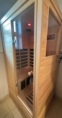 Purity-909MH 1 Person Side Door Far Infrared Sauna | Thicker Wall + Red Light