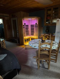 Ample-907SH Corner 2 Person Ultra-Low EMF Far Infrared Sauna