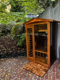 Wearwell-902VR 2-Person Outdoor Ultra-Low EMF Far Infrared Sauna in Red Cedar