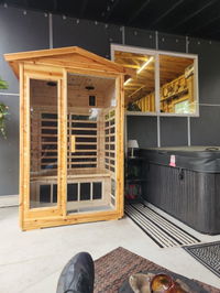 Garner-902VS 2-Person Outdoor Far Infrared Sauna
