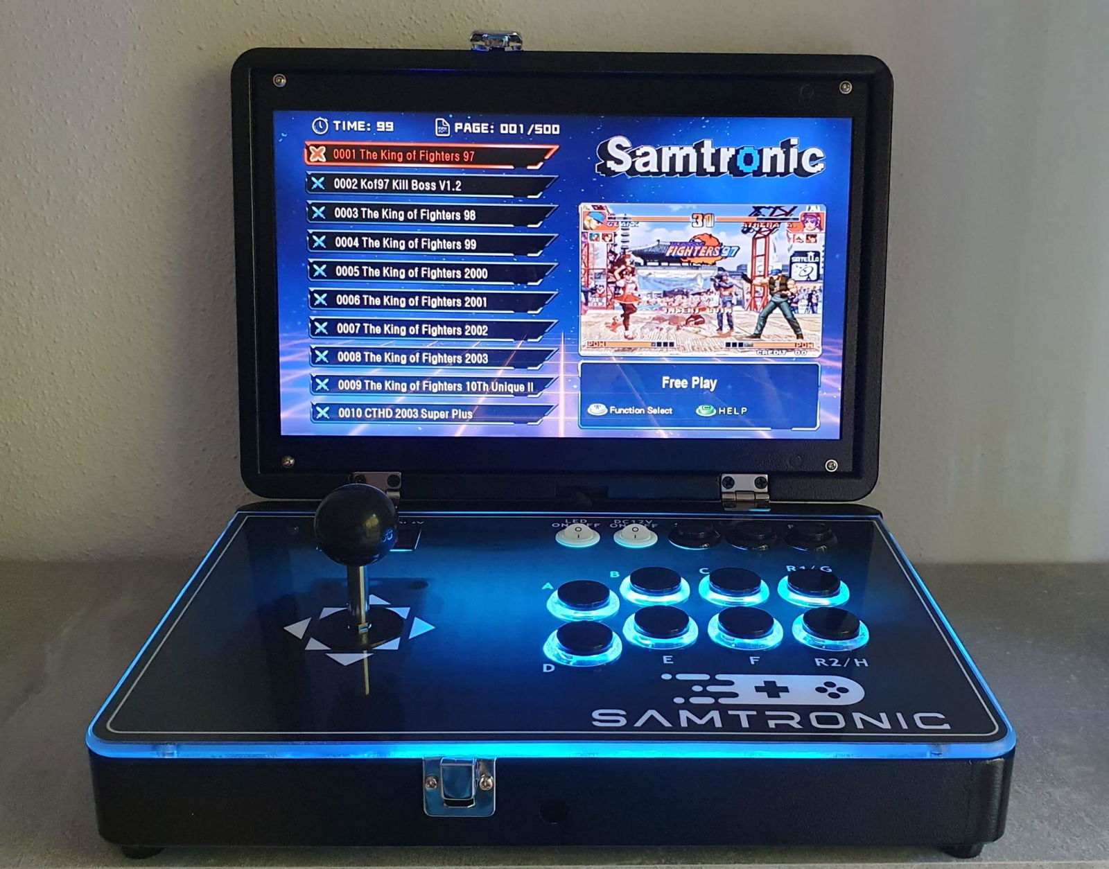 Folding 14” Retro Arcade Console – 5000+ Games– Samtronic