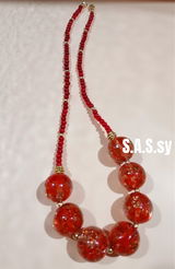 Red Statement Necklace