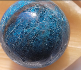 Apatite Sphere Blue Sky High Vibes Crystal Ball